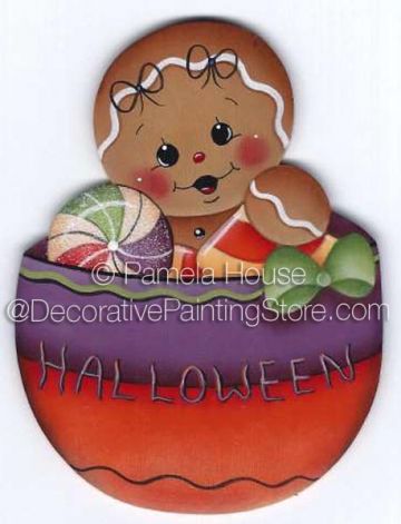 Gingers Halloween Treats Bowl ePattern by Pamela House - PDF DOWNLOAD